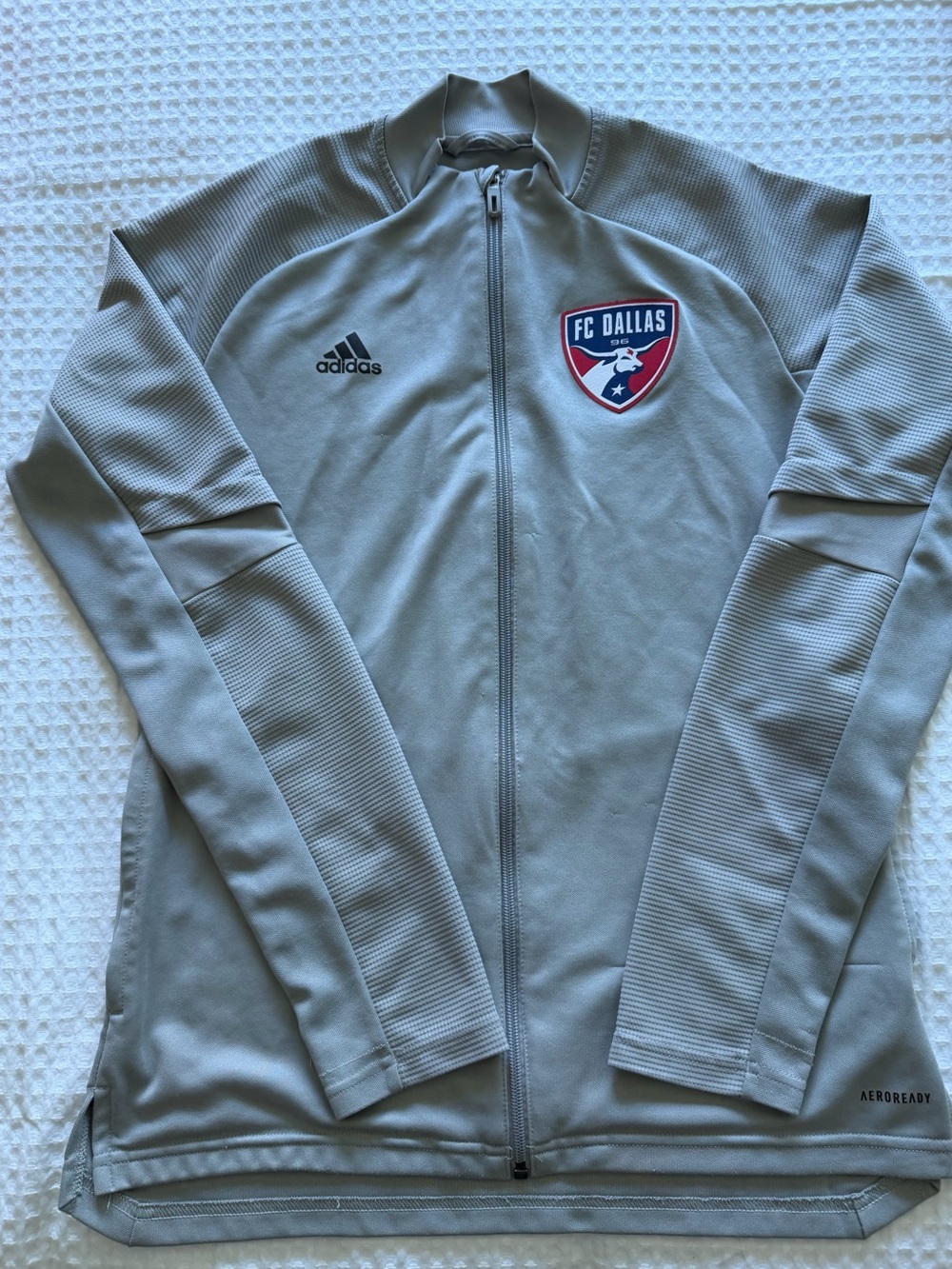 Adidas FC Dallas Women's Gray Full-Zip Jacket